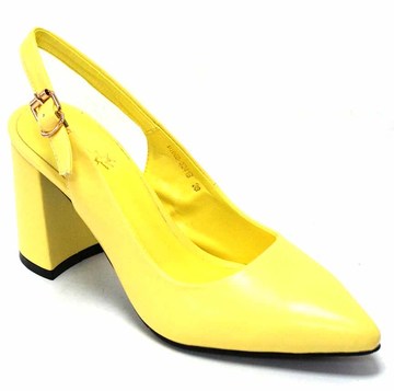 Туфли летние желтые женские 