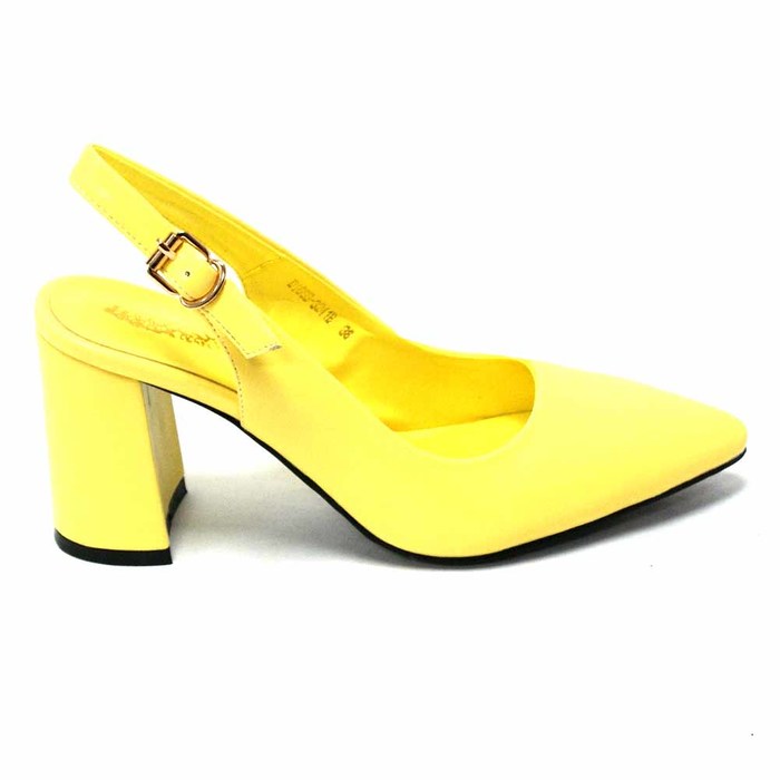 Женские желтые туфли