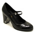 Туфли черные на высоком каблуке женские
