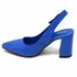 Туфли синие на высоком каблуке женские 