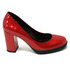 Туфли красные искусственный лак женские 