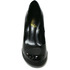 Туфли на высоком каблуке черные женские 