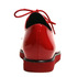 Туфли на шнуровке красные женские