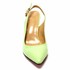 Туфли летние зеленые женские 