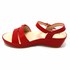 Туфли летние красные женские 